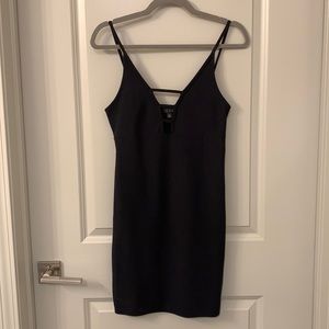 Topshop Ribbed Mini Dress